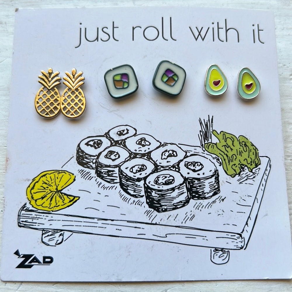 ZAD Just Roll With It Earrings